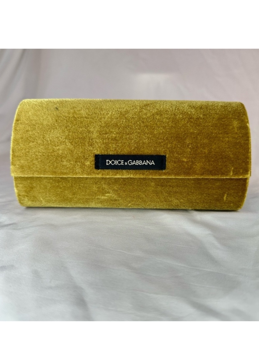 Dolce & Gabbana Yellow Velvet sunglasses hard case
